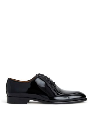 Men's Angelo Patent Lace Up Oxford Dress Shoes