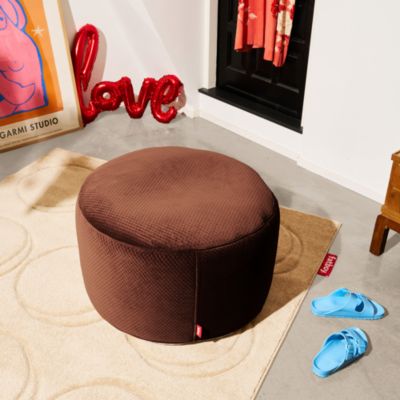 Point Large Royal Velvet Pouf
