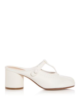 サンダル・ミュール Maison Margiela Tabi S58WP0234 PR869 T6172 Women's Mule Sand Buy Maison Margiela Wmns Leather Tabi Heeled Sandal 'Black