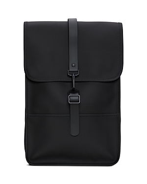 Rains Mini Rectangular Backpack Adjustable Straps In Black