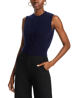x Liat Baruch Cashmere Crewneck Sleeveless Cropped Sweater - 100% Exclusive