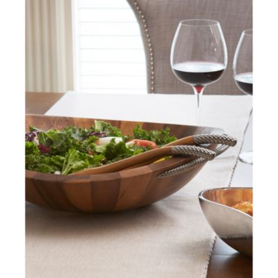 Namb&amp;eacute; Braid Collection Salad Bowl &amp; Servers