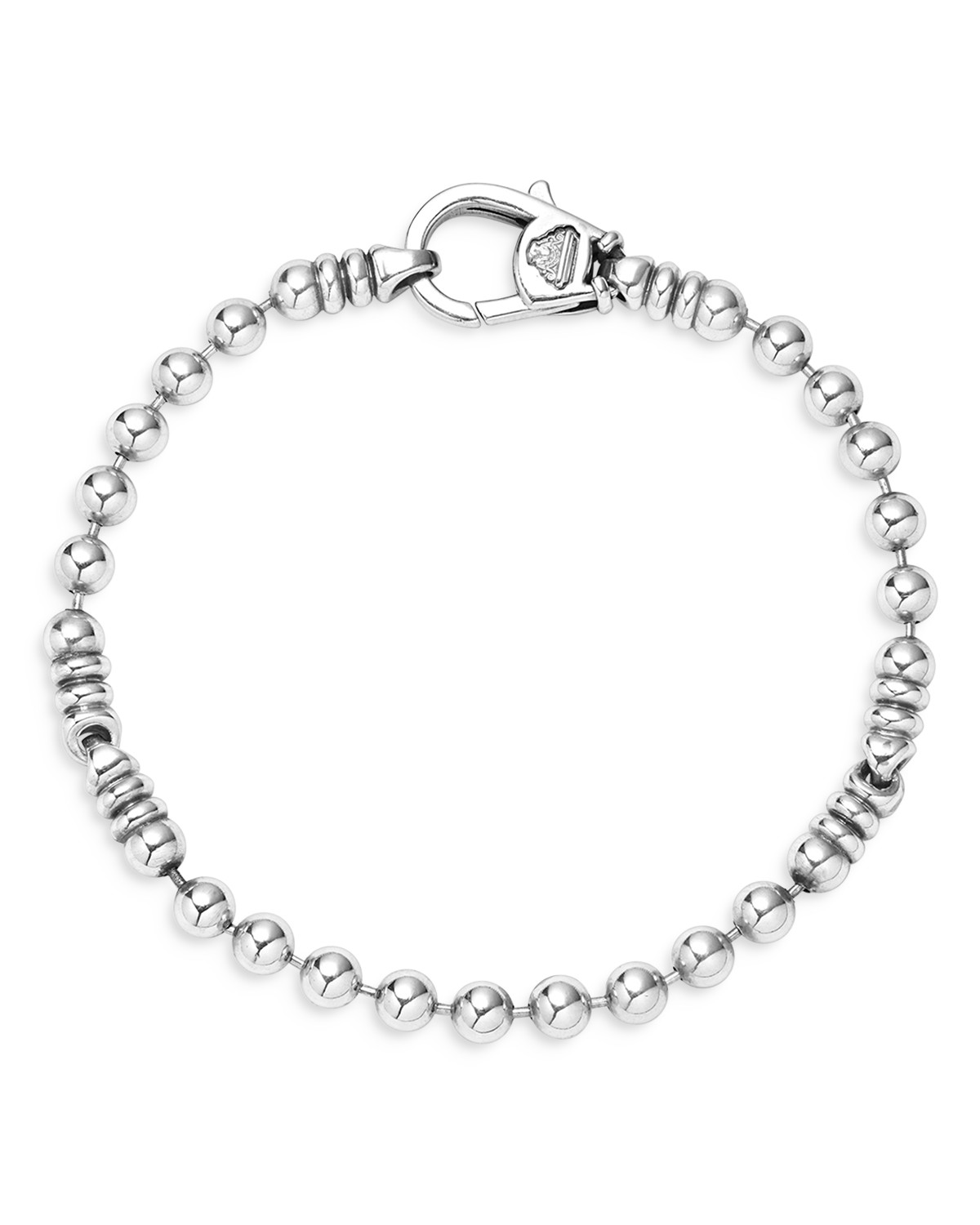 Sterling Silver Anthem Ball Chain Bracelet