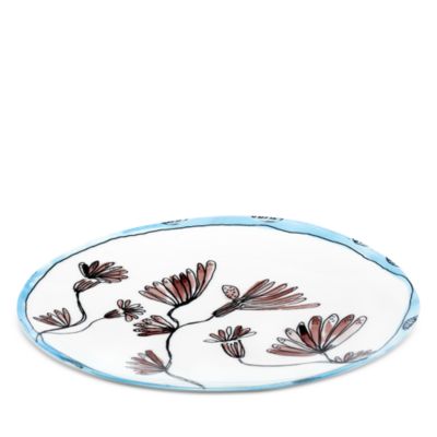 Marni Camelia Aubergine Large Serving Platter