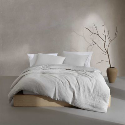 Washed Texture Cotton Jacquard Comforter Set, King