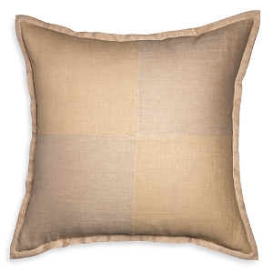 Sferra Scacchi Decorative Pillow, 20 X 20 - Exclusive In Putty/natural