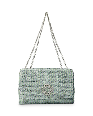 Maje Clover Bloom Tweed Handbag