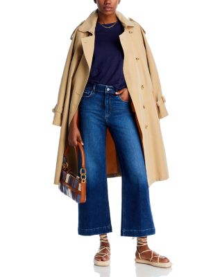 Anessa High Rise Cropped Wide Leg Jeans