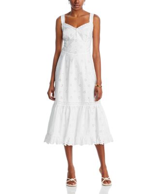 PAIGE - Palla Eyelet Midi Dress