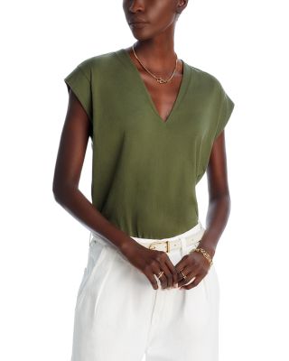 FRAME - Le Mid Rise V-Neck Tee