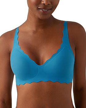 Buy Wacoal Women's Body by Front Close T Back Bra, Gray/Blue