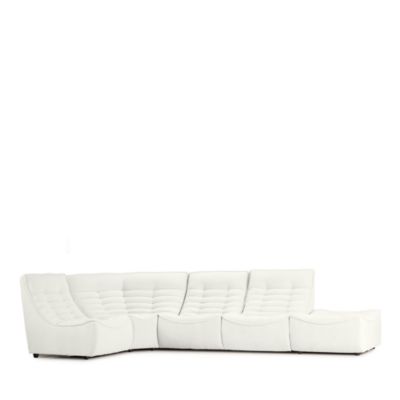 Trattino 5-Piece Power Reclining Fabric Sectional