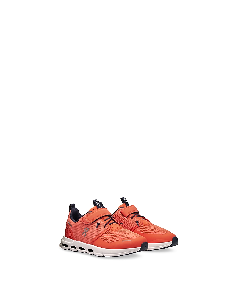 On Unisex Kids' Cloud Play Sneakers - Little Kid In Flame/white