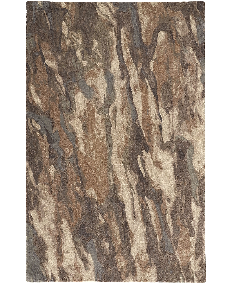 Shop Feizy Amira Ami8632f Area Rug, 5' X 8' In Brown/grey