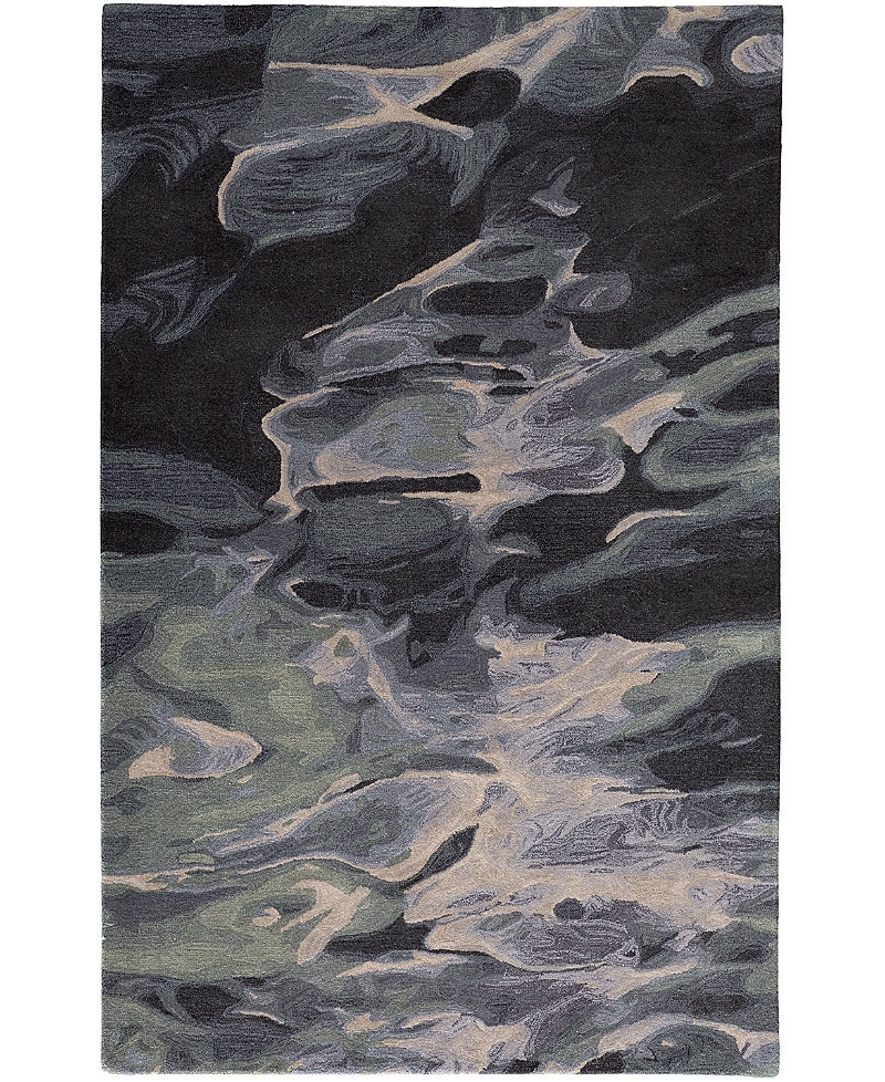 Photos - Chandelier / Lamp Feizy Amira AMI8635F Area Rug, 8' x 10' AMI8635FGRNBLUF00