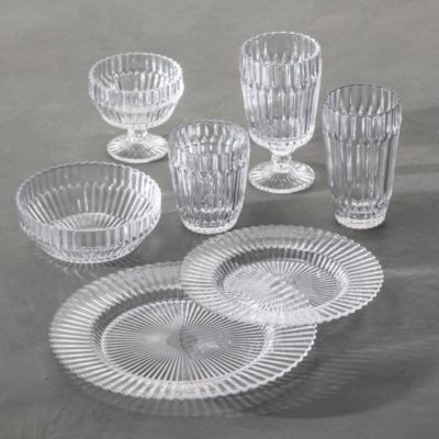 Archie Clear 12 Piece Dinnerware Set