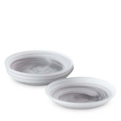 La Jolla Grey Bread & Butter Plate, Set of 4