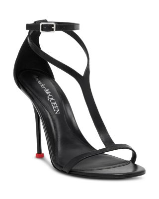 Alexander McQUEEN Women's T Strap Stiletto Sandals