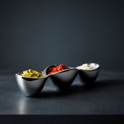 Namb&eacute; Triple Condiment Serving Dish