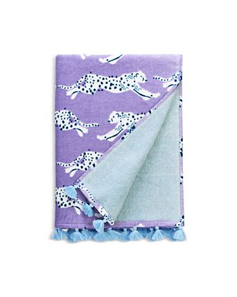 Leaping Leopard Beach Towel