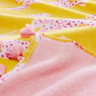 Leaping Leopard Beach Towel