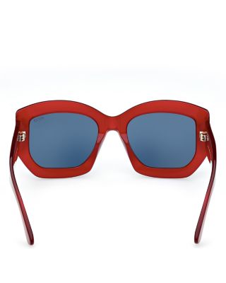 Geometric Sunglasses, 54mm