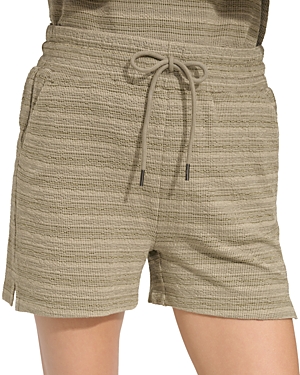Shop Marc New York Heritage Striped Shorts In Olive Combo