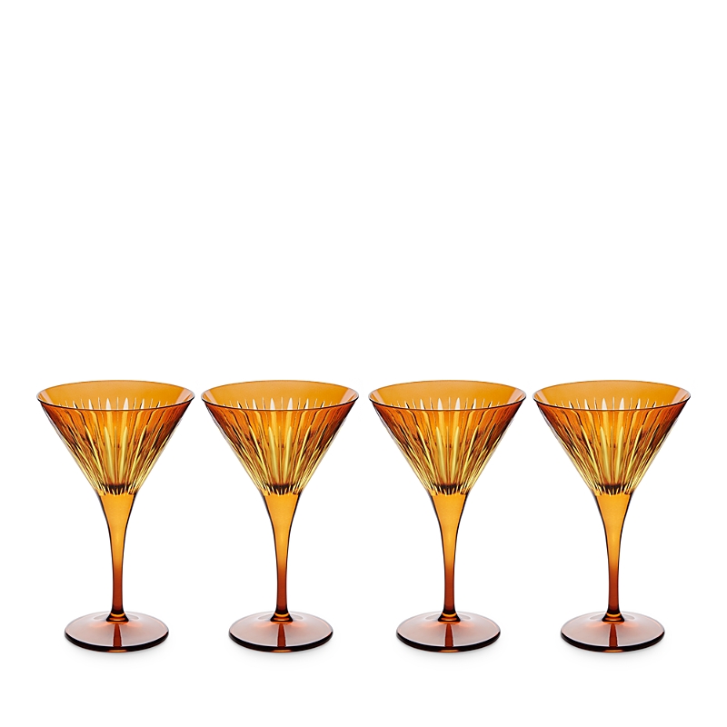 L'objet Prism Set Of 4 Martini Glasses