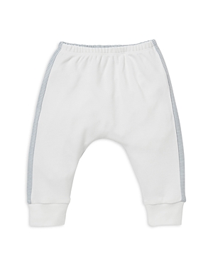 Mori Unisex Color Blocked Stripe Yoga Pants - Baby, Little Kid In White And Blue Stripe