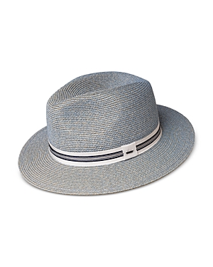 Shop Bailey Of Hollywood Hester Straw Braid Hat In Light Blue