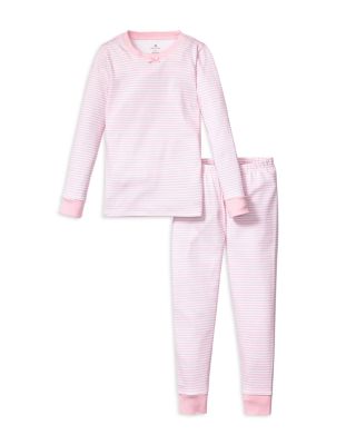 Petite Plume - Girls' Pima Cotton Striped Pajama Set - Little Kid, Big Kid