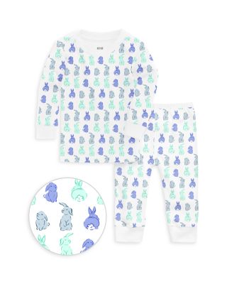 1212 - Unisex Bunny Tails Long Sleeve Pajama Set - Little Kid