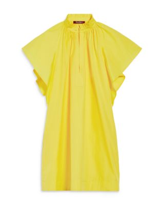【送料&関税込】Max Mara Studio Sughero Dress Max Mara Studio Foce Cotton-Blend Midi Dress - UK 8 | Coggles