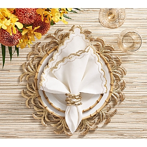 Kim Seybert Palmera Charger In Gold In Gold