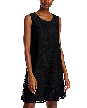 Caroline Rose Women's Lace Tank A-line Dress In Black