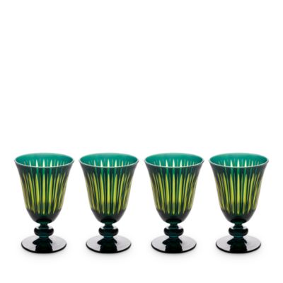 Prism Wine Glasses, Set of 4