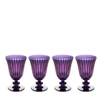 Prism Wine Glasses, Set of 4