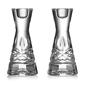 Shop Waterford Lismore Round 6 Candlestick, Set Of 2 In Clear
