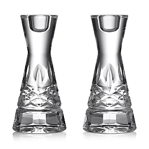 Waterford Lismore Round 6 Candlestick, Set Of 2 In Clear
