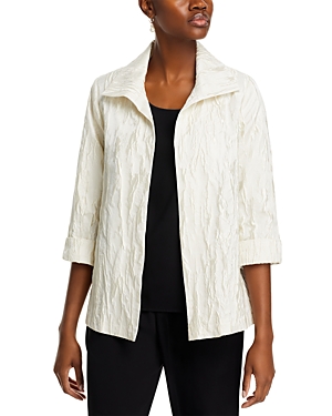 Shop Caroline Rose A Line Jacket In Ivory