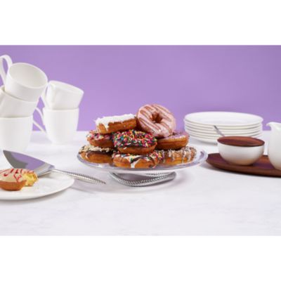 Braid Cake Plate with Server 