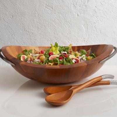Namb&amp;eacute; Braid Collection Salad Bowl &amp; Servers