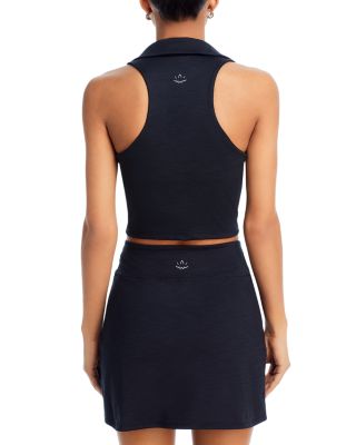 Heather Rib Prep Cropped Tank