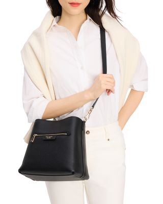 Hudson Pebbled Leather Shoulder Bag