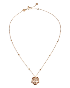 Pasquale Bruni 18K Rose Gold Petit Joli Diamond Flower Pendant Necklace, 17-18.5 - 100% Exclusive