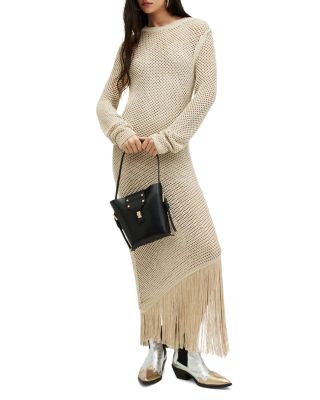 chinese dress ladies JNBY Long-Sleeved Sweater Dress