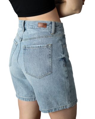Flex Back Denim Shorts