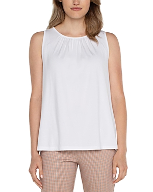 Liverpool Los Angeles Sleeveless Top In White