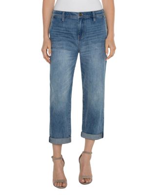 Liverpool Los Angeles - Norma Mid Rise Jeans in Isla Vista