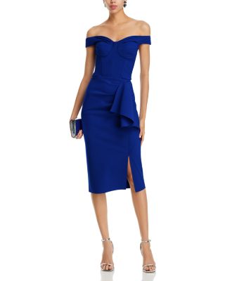 Madama Off-the-Shoulder Bustier Dress